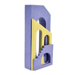 Decorative Arch Stairs Design Dolomite Vase (Purple & Yellow)