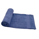 Solid 480 GSM Cotton Bath Towel (75 x 150 cm, Blue)