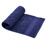 Solid 480 GSM Cotton Bath Towel (75 x 150 cm, Dark Grey)