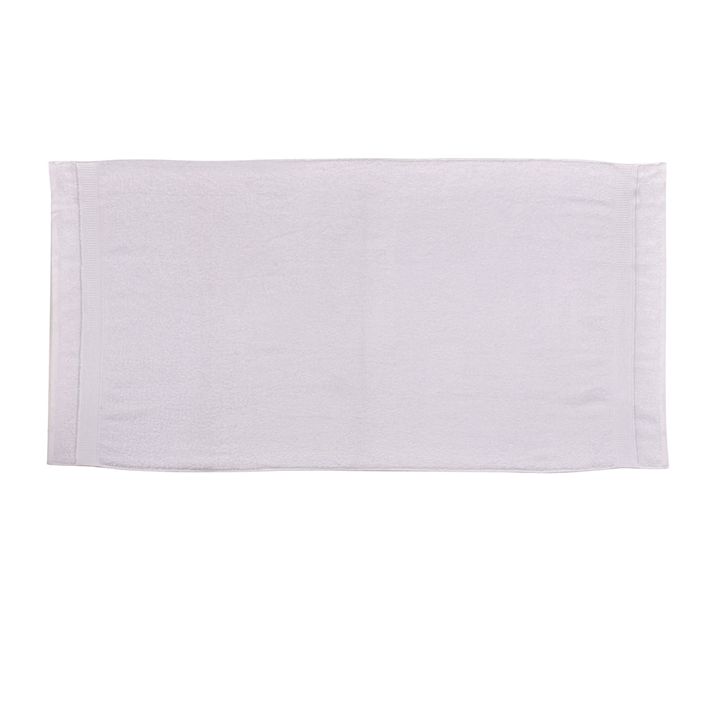 Solid 480 GSM Cotton Bath Towel (75 x 150 cm, White)