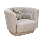 Bethany 1 Seater Fabric Sofa (Sand Brown)