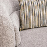 Bethany 1 Seater Fabric Sofa (Sand Brown)