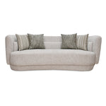 Bethany 3 Seater Fabric Sofa (Sand Brown)