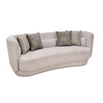 Bethany 3 Seater Fabric Sofa (Sand Brown)