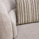 Bethany 2 Seater Fabric Sofa (Sand Brown)