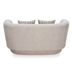 Bethany 2 Seater Fabric Sofa (Sand Brown)