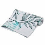 Arias by Lara Dutta Leafy 250 GSM Bamboo Polycotton Hand Towel 40 x 60 cm (Multicolor)