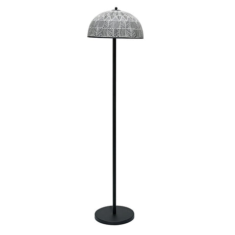 Calathus Dome Metal Floor Lamp 160 cm (Black & White)