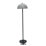 Calathus Dome Metal Floor Lamp 160 cm (Black & White)