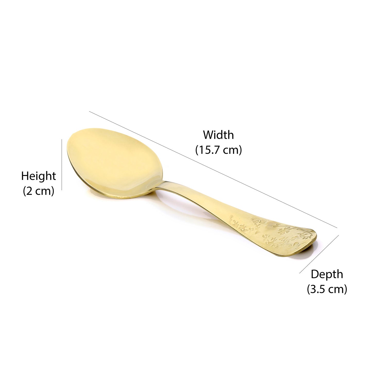 Arias by Lara Dutta Safari Gold Stainless Steel Baby Spoon Set of 6