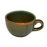 Glaze Cup & Saucer Set (Moss Green)