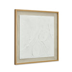 Abstract Texture Canvas Wall Painting (White & Beige)