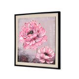 Flower Art Canvas Wall Painting (Pink)