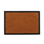 Wavy 16' x 24' Anti-Slip Door Mat (Brown)