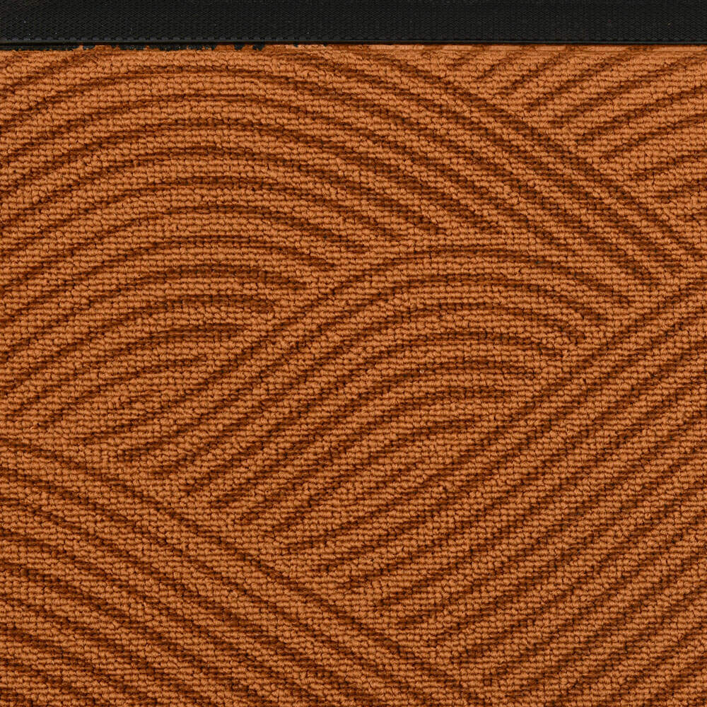 Wavy 16' x 24' Anti-Slip Door Mat (Brown)