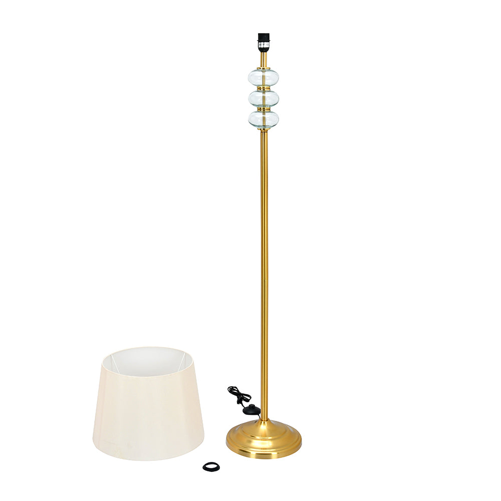 Glassio Bubbles Decorative Floor Lamp 158 cm (White & Gold)