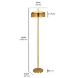 Metalia Decorative Floor Lamp 158.3 cm (Gold)