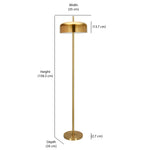 Metalia Decorative Floor Lamp 158.3 cm (Gold)