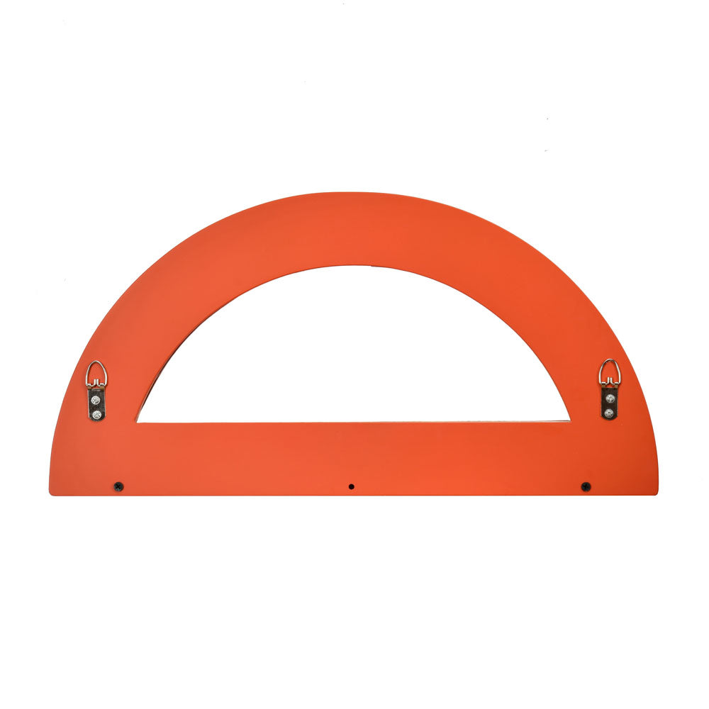 Gradient Semi Circle MDF Wall Decor (Orange)