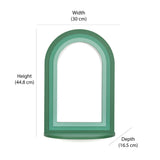 Gradient Arch MDF Wall Decor (Green)