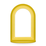 Gradient Arch MDF Wall Decor (Yellow)