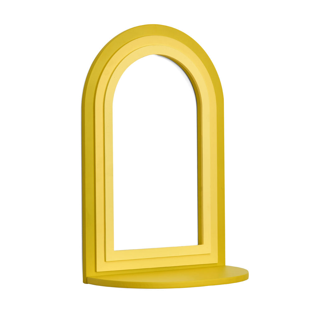 Gradient Arch MDF Wall Decor (Yellow)