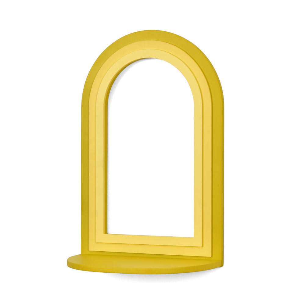 Gradient Arch MDF Wall Decor (Yellow)