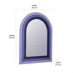 Gradient Arch Wall Mirror (Purple)