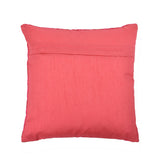 Multi Patch Polyester 12" x 12" Filled Cushion (Pink)