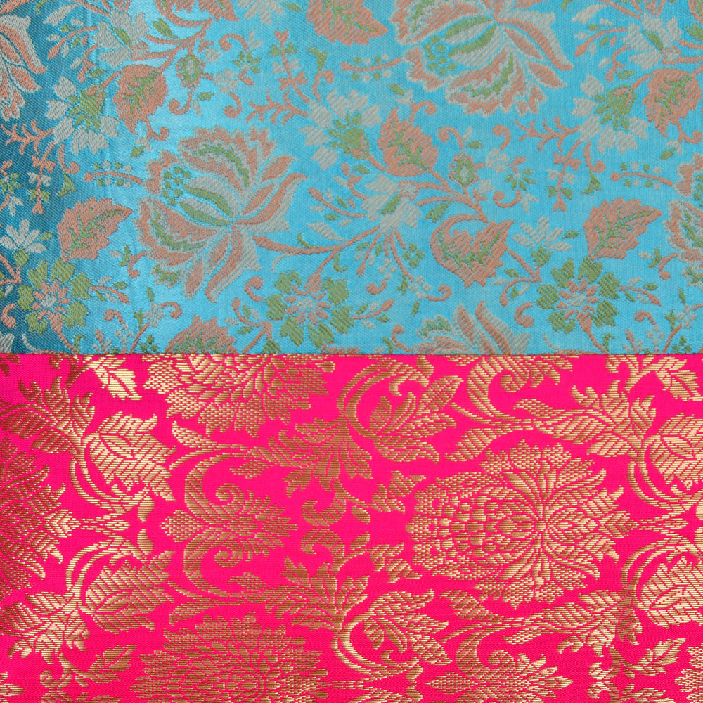 Brocade Floral Polyester 16