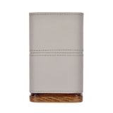 Leather Finish Polyresin Tumbler (250 ml, Cream)