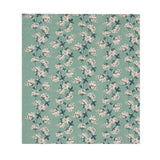 Floral Polyester Double Bedsheet with 2 Pillow Covers (Green)