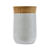 Wooden Finish Polyresin Tumbler (250 ml, Grey)