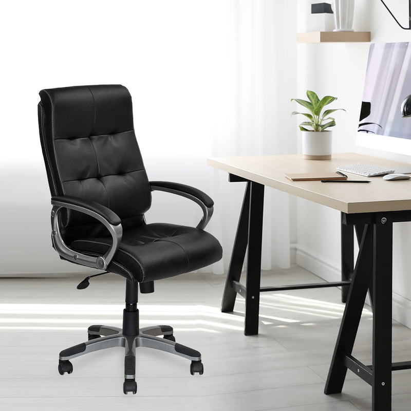 Veneto High Back Office Chair (Black)