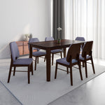 Orval 6 Seater Dining Set (Rio Brown)