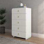 Phoenix Chest of 5 Drawers (Beige)