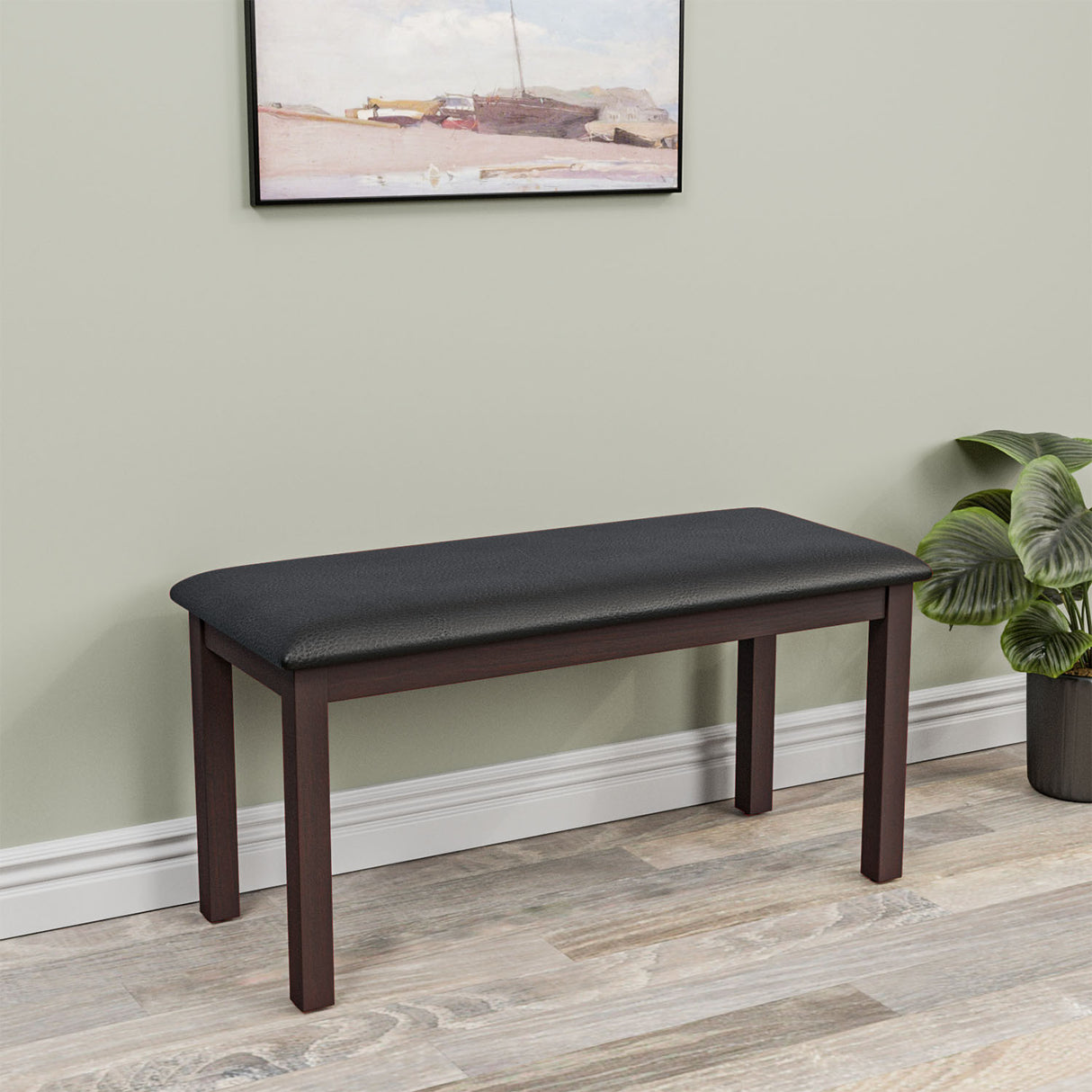 Ridge Dining Bench (Dark Cappucino)