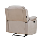 Rosia 1 Seater Manual Recliner Sofa (Light Brown)