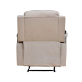 Rosia 1 Seater Manual Recliner Sofa (Light Brown)