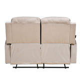 Nilkamal Rosia 2 Seater Manual Recliner Sofa (Light Brown)