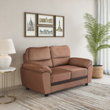 Rebecca Fabric 2 Seater Sofa (Brown)