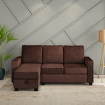 Shirley Lounger 2 Seater Sofa (Choco Brown)