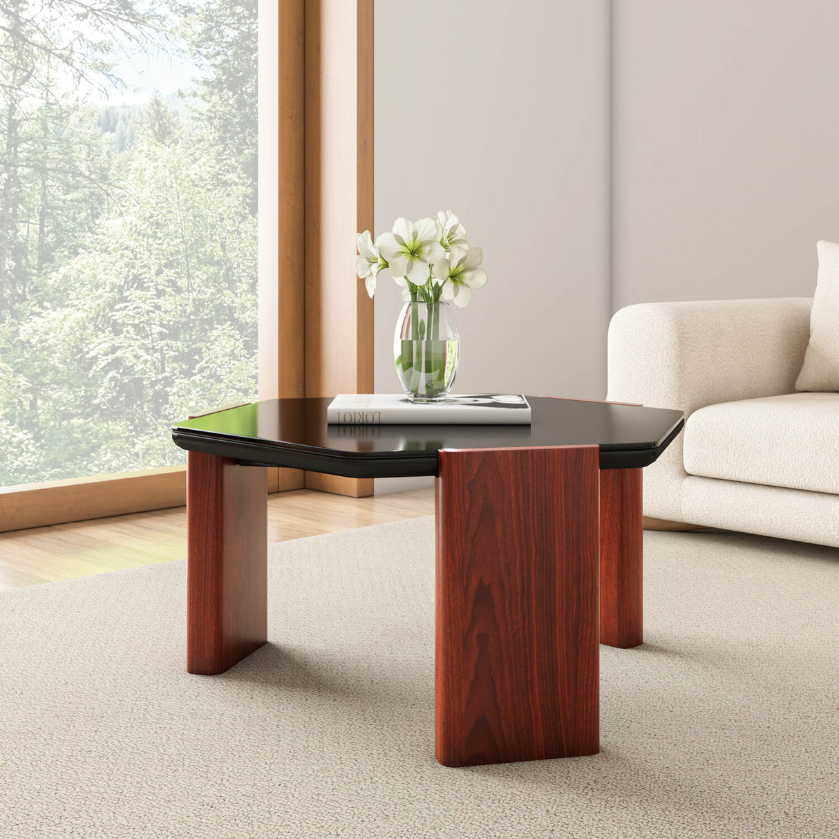 Tripod Coffee Table (Walnut)