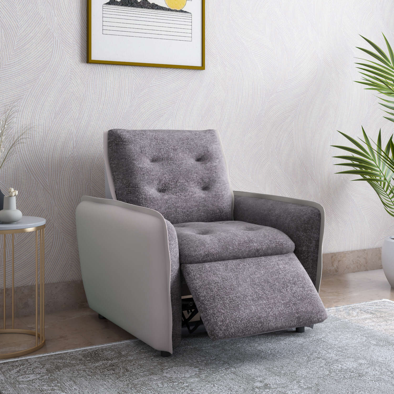 Tyler 1 Seater Electric Recliner (Grey)