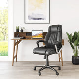 Nilkamal Trenvi High Back Office Chair (Black/Black)