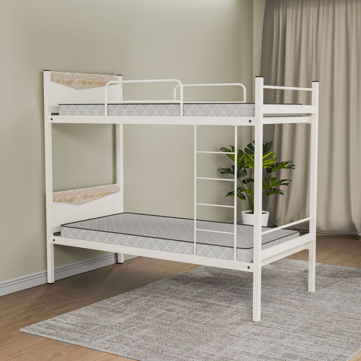 Nilkamal Urbenia Bunk Bed (White)