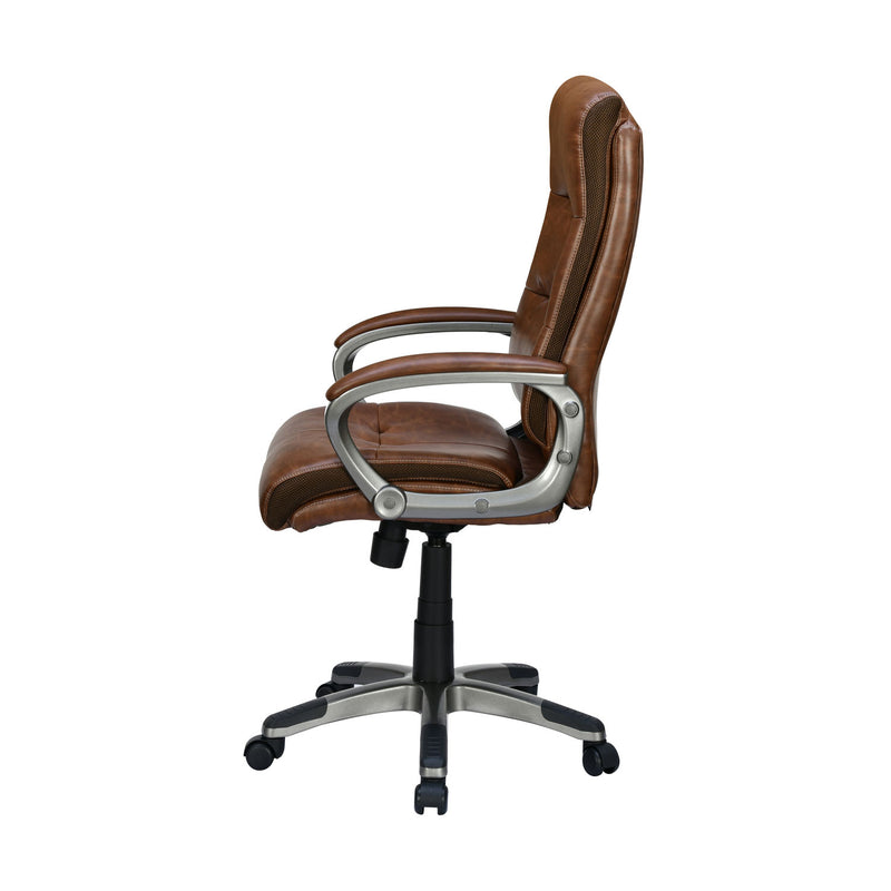 Veneto High Back Office Chair - Brown