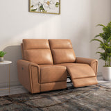 Venosa 2 Seater Electric Recliner Sofa (Tan)