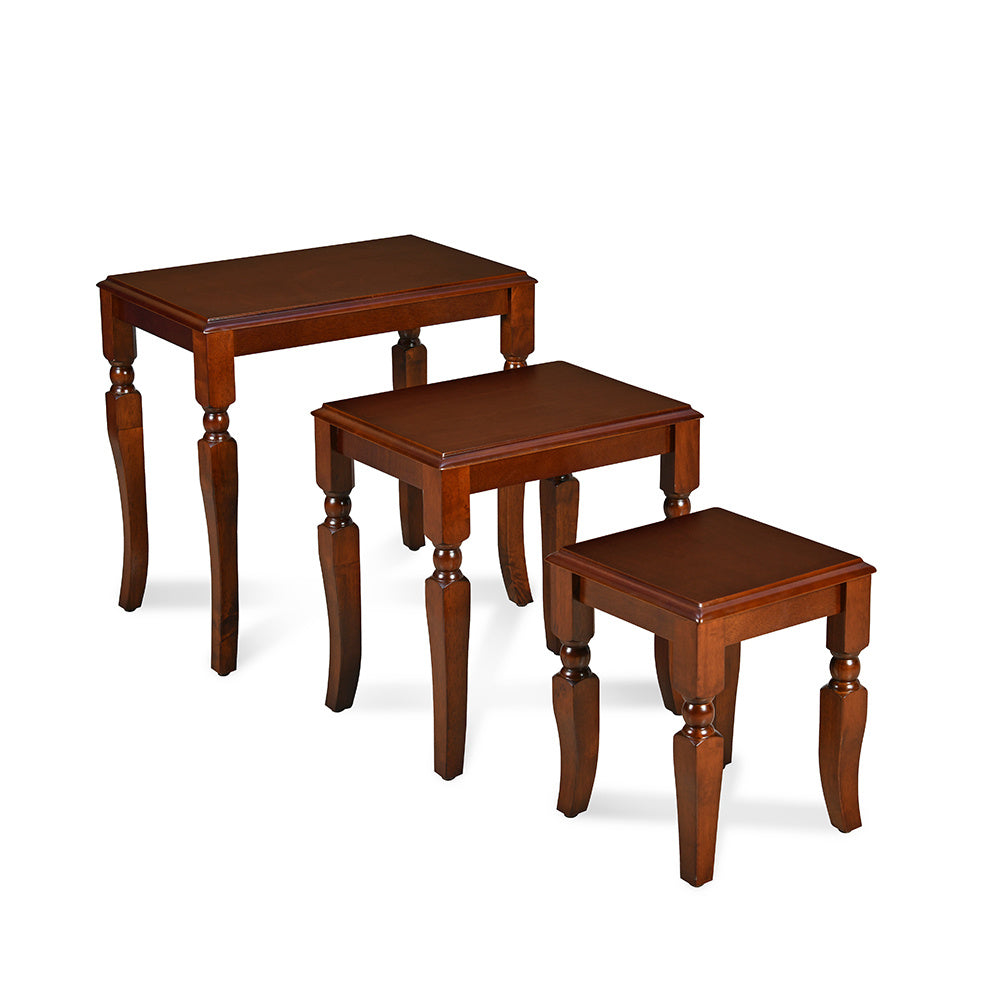 Zera Nest Tables Set of 3 (Brown)