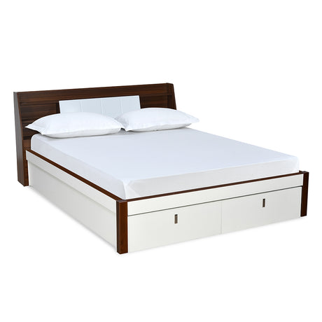 Ornate Premier Bed with Hydraulic Storage (White)